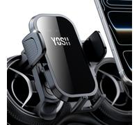 YOSH Car Phone Holder for Air Vent, Reinforced Car Phone Holder Spring Clip, Phone Mount Cradle Compatible with iPhone 17 16 15 14 13 12 Samsung Pixel 4.0"-7.0"