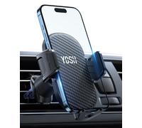 YOSH Car Vent Phone Mount, Upgraded Double Lock Metal Hook Car Phone Holder, Quick Release Air Vent Holder for iPhone 16 15 14 13 12 11 Pro Max Plus Samsung S24 S23 S22 S21 Pixel etc
