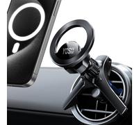 YOSH for MagSafe Car Mount Round Air Vent for Mercedes Benz Mini Cooper 2020-23&Countryman, Magnetic Phone Mount with 20xN55 Magnets, Phone Holder for iPhone 17/16/15/14/13/12 and All Phones