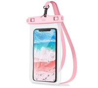 YOSH IPX8 Waterproof Phone Pouch, Water Proof Phone Case for Swimming Underwater Case for Travel Beach Trip Kayaking for iPhone 17 16 15 14 Pro Max Samsung S26 S25 S24 Ultra Xiaomi up to 7.0" Pink
