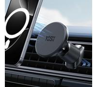 YOSH Mag-Safe Car Mount Air Vent, Car Phone Holder Magnetic Phone Car Mount Magnet Phone Holder for Cars, for iPhone 16/15/14/13/12 Series & MagSafe Case with Double Metal Hook without Metal Plates