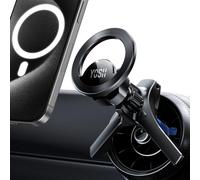 YOSH Mag-Safe Car Mount Round Air Vent for Mercedes Benz Audi A1 2010-2018 Mini Cooper 2020-23&Countryman, Magnetic Phone Mount with 20xN55 Magnets, Phone Holder for iPhone 16/15/14/13/12 Samsung