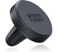 YOSH Magnetic Phone Holder for Car Air Vent, Phone Magnet, Car Accessories | with Strong Upgraded Magnets, Super Stable, Full Rubber Protection, Compatible with iPhone & Samsung Includes Metal Plates