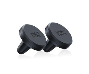 YOSH Magnetic Phone Holder for Car, Super Strong Car Phone Holder Magnetic, Upgraded Car Phone Holder Air Vent, Mobile Cradle Magnet for iPhone 17 16 15 14 13 12 11 Pro Samsung S26 S25 Pixel, 2-Pack