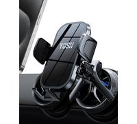 YOSH Round Air Vent Car Phone Holder for Mercedes Benz A/C/Class Audi A1 Mini Cooper 2020-23&Countryman, Triangle Support Phone Car Mount Circular Vent for iPhone Samsung Pixel All 4.0''- 7.0'' Phones