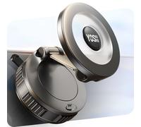 YOSH Vacuum Magnetic Phone Holder, [22×N55 Magnets & 54KG Vacuum] for MagSafe Car Mount, 360° Rotatable Base & Foldable Arm for Dashboard Windscreen, for iPhone 17 16 15 14 13 Samsung Pixel