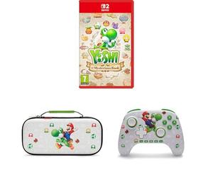 Yoshi and the Mysterious Book + Protection Case Mario and Yoshi + Advantage Wireless Controller Mario and Yoshi