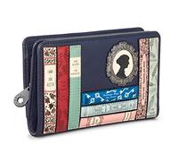 Yoshi Jane Austen Bookworm Flap Over Ladies Purse, Genuine Leather Womens Wallet