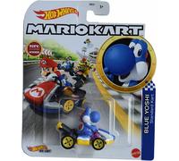 Yoshi Standard Kart Model Dark Blue Purple Super Mario 1:64 Hot Wheels