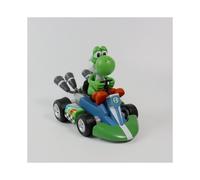 (Yoshi) Super Mario Kart Princess Peach Pull Back Figure Car PVC Toys