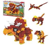 Yoshiritsu Japan Kids Toys - LaQ Dinosaur World Triceratops & Pteranodon *AF27*