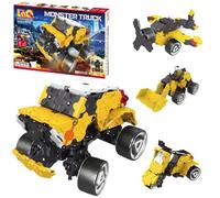 Yoshiritsu LaQ Hamacron Constructor Monster Truck - 181 Pieces - Ages 6+