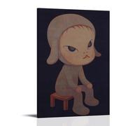 Yoshitomo Nara Boy Poster Decorative Painting Canvas Wall Art Living Room Poster Bedroom Painting Wall Art Picture Print Modern Family Room Decor 12 x 18 Inches (30 x 45 cm)