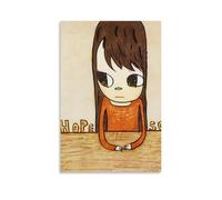 Yoshitomo Nara Hope So Vintage Canvas Poster Wall Art Decor Prints Poster Modern Canvas Art Pictures for Living Room Bedroom 12 x 18 Inches (30 x 45 cm)