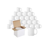 Yoshome Yesuitme Sublimation Mugs 11oz Sublimation Blank White Mugs Large Handle Coffee Mugs with Gift Box (24)