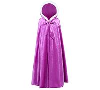 YOSICIL Princess Costumes for Girls Dress Up Cape With Hood Girl Cape Elsa Long Cape Princess Princess Costume Snow White Winter Party Cosplay Carnival Christmas