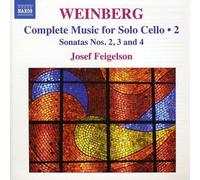 Yosif Feigelson - Complete Music for Solo Cello 2 [New CD]