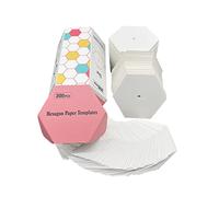 Yosine 300 pcs 1.5" Paper Piecing for Beginners DIY Patchwork Sewing Crafts, Quilting Templates for Sewing Supplies Quilting Accessories Crafting Tools,Hexagon Paper Piecing Template