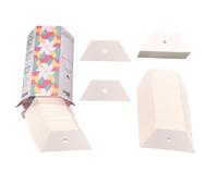 Yosine 300pcs 1.5 Inch Trapezoid Paper Piecing Templates for Quilting DIY Patchwork Sewing Crafts