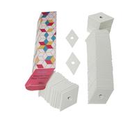 Yosine 300pcs 1 Inch Diamond 60 Degrees Paper Piecing Templates for Quilting DIY Sewing Crafts