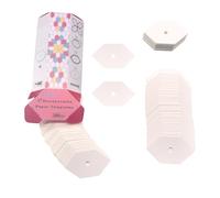 Yosine 300pcs 1 Inch Honeycombs Paper Piecing Templates for Quilting DIY Patchwork Sewing Crafts
