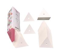 Yosine 300pcs 2.5 Inch Equilateral Triangle Paper Piecing Templates for Quilting DIY Patchwork Sewing Crafts