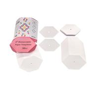 Yosine 300pcs 2 Inch Honeycombs Paper Piecing Templates for Quilting DIY Patchwork Sewing Crafts