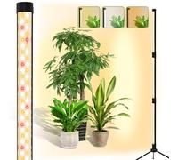 YOSION 40W Plant Grow lamp, Floor Standing Grow Light Full Spectrum for Indoor Plants, 3 Lighting Modes, Adjustable Brightness with Timer, LED Plant Light for Houseplants