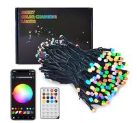 YOSION Smart Christmas Lights, 98FT 300 RGB LED App Controlled Color Changing String Fariy Lights with Timer, Music Sync, Dimmable, DIY Color for Xmas Tree Home Party Decor