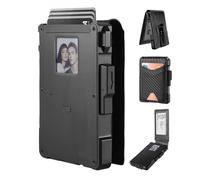 Yositochuan Bifold Wallet for Men with 1.5”Color E-Ink Display, Pop Up Credit Card with Money Clip & ID Window, Aluminum RFID Blocking Wallets, Holds 8-16 Cards, Minimalist Gift Wallet
