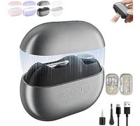 Yosody Fanyil Pubyfun Glosrity Sherum Easyclip Smart Nail Clipper, 3-in-1 Electric Nail Trimmer Polisher with LED Light, Rechargeable Automatic Nail Cutter for Seniors Kids Adults(Black)