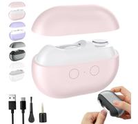 Yosody Fanyil Pubyfun Glosrity Sherum Easyclip Smart Nail Clipper, Vueeze 3-in-1 Automatic Nail Trimmer Polisher with LED Light, Multi-Functional Electric Easy Clip for Seniors Accessories(Pink)