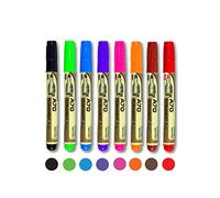 Yosogo Permanent Marker Pen Writing Marker Pen Marking Pen (Fine tip) A70 - Pack of 8 pcs Assorted Colour