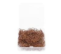 Yosoo 100PCS Cute Bike Shaped Paper Clips, Metal Bookmark Planner Clips, Mini Document Set with Storage Box, for Office, School