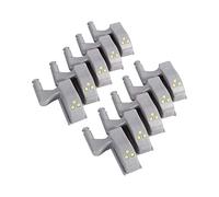 Yosoo 10pcs LED Hinge Lights Bulb Universal Cabinet Cabinet for Modern Kitchen Decoration Lamp (Colour: Cool White)