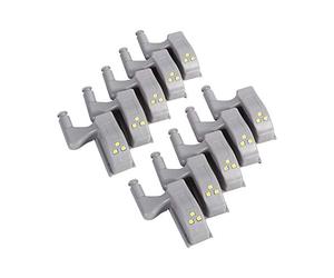 Yosoo 10pcs LED Hinge Lights Bulb Universal Cabinet Cabinet for Modern Kitchen Decoration Lamp (Colour: Cool White)