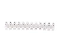 Yosoo 10Pcs Screw Terminal Blocks Electric Barrier Terminal Strip 12-Position Dual Row Screw with Copper for Home Appliances Electronics Machines