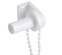 Yosoo 17mm Roller Blind Repair Kit, White Plastic Shade Clutch Bracket with 89cm Bead Chain Window Treatment Fitting for Standard Roller Blinds Replacement