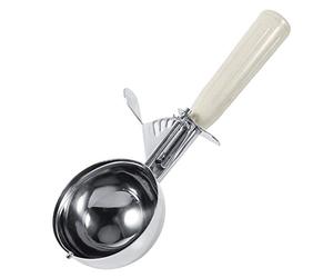 Yosoo 1Pcs Stainless Steel Fruit Ice Cream Mashed Potato Scoop Practical Kitchen Food Scoop (Size : 6.8cm)