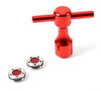Yosoo 2 Pcs Putter Weights Red Screw Wrench Tool for Putters (20G)