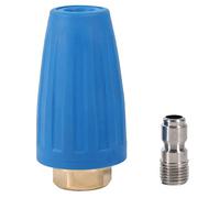 Yosoo 3000 Psi Rotating Spray Turbo Nozzle for High Pressure Washer Cleaner Gun Accessory 1/4" Quick Connect (Size : 4)