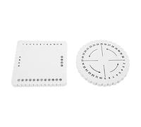 Yosoo 4 Inch Kumihimo Disks Hand-held Round And Flat Braiding, Set Of 2