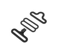 Yosoo 50Pcs Metal Adjustable Bow Tie Hardware Cravat Clip Hook Fastener Necktie Strap