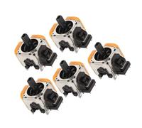 Yosoo 5Pcs 3D Joystick, ABS Game Controller Analog Stick Module Joystick Replacement Parts for Controller