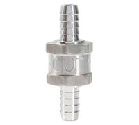 Yosoo 6mm 10mm 12mm Fuel Reverse Valve, Premium Aluminum Alloy One Way Petrol Check Valve for Carburetors, Suitable for Water, Petrol, Oils and Fluids, and Stable, Easy