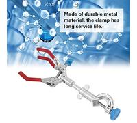 Yosoo Adjustable Flask Clamp,Easily Fix the Clamp Base to the of Your Desk for Convenient Use, Made From Sturdy Metal for Long Service Life and Scratch- Lab Work, for