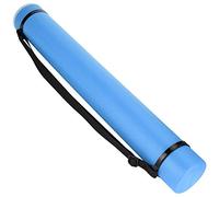 Yosoo Adjustable Length Drawing Storage Tube, Comfortable Carrying, Convenient Usage, Multi-Purpose for Posters, Maps, Artworks, Fishing Rods, Engineering Design, Expandable Thick (Blue)