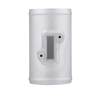 Yosoo Air Flow Sensor,Air Flow Meter Base ReplacementFor MAF Air Intake Meter Mount 63 70 76mmcivic spoiler maf 76mm maf 63 meter maf sensor adapter air flow meter base 63(Outer diameter 63MM),Silver