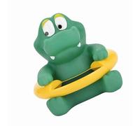 Yosoo Baby Bath Thermometer, Floating Cute Animal Design, No Battery Required, Water Temperature Display for Infants, Measures 34-44℃ (Green)