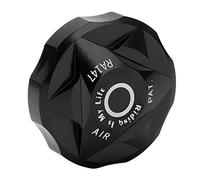 Yosoo Bike Fork Cap, Front Fork Air Chamber Cover Bicycle Suspension Fork Air Gas Valve Cap Aluminium Alloy for Mountain Bike (Black) Shocks, Struts & Suspension (Black)